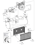 Part Location Diagram of MC033700AV Campbell Hausfeld Motor-10 Hp-3 Phase